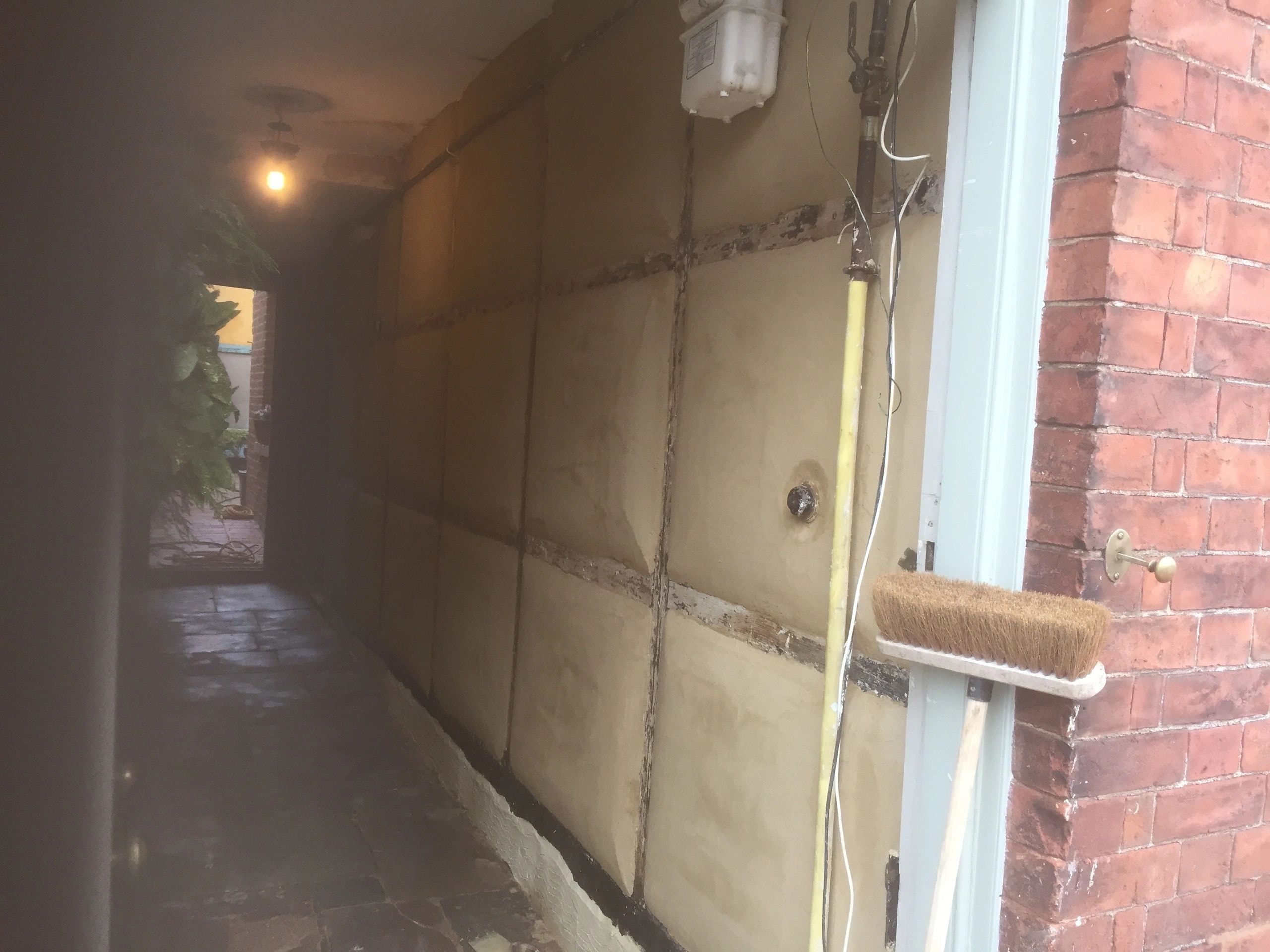 Lime plastering and restoration work — example 1