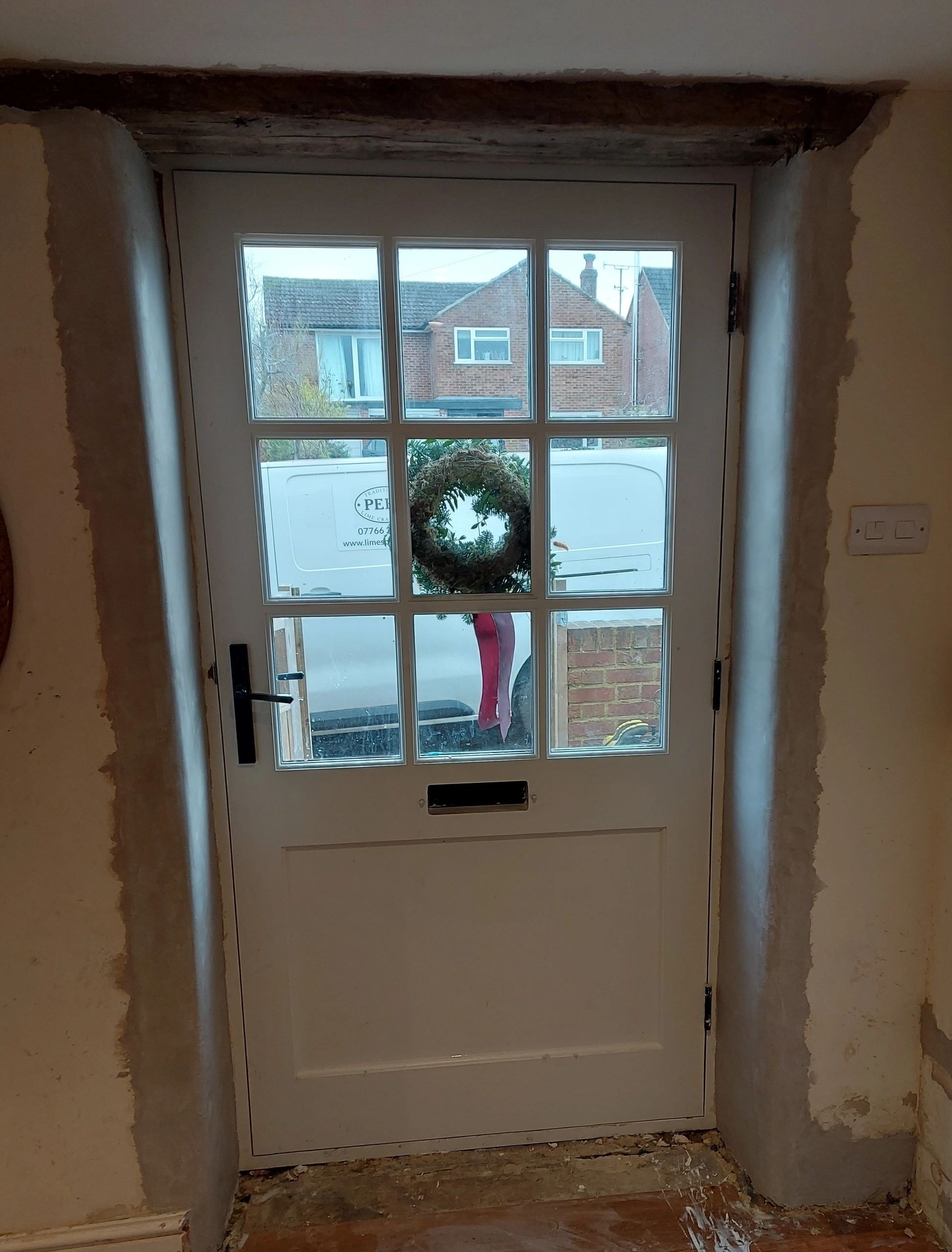 Lime plastering and restoration work — example 2